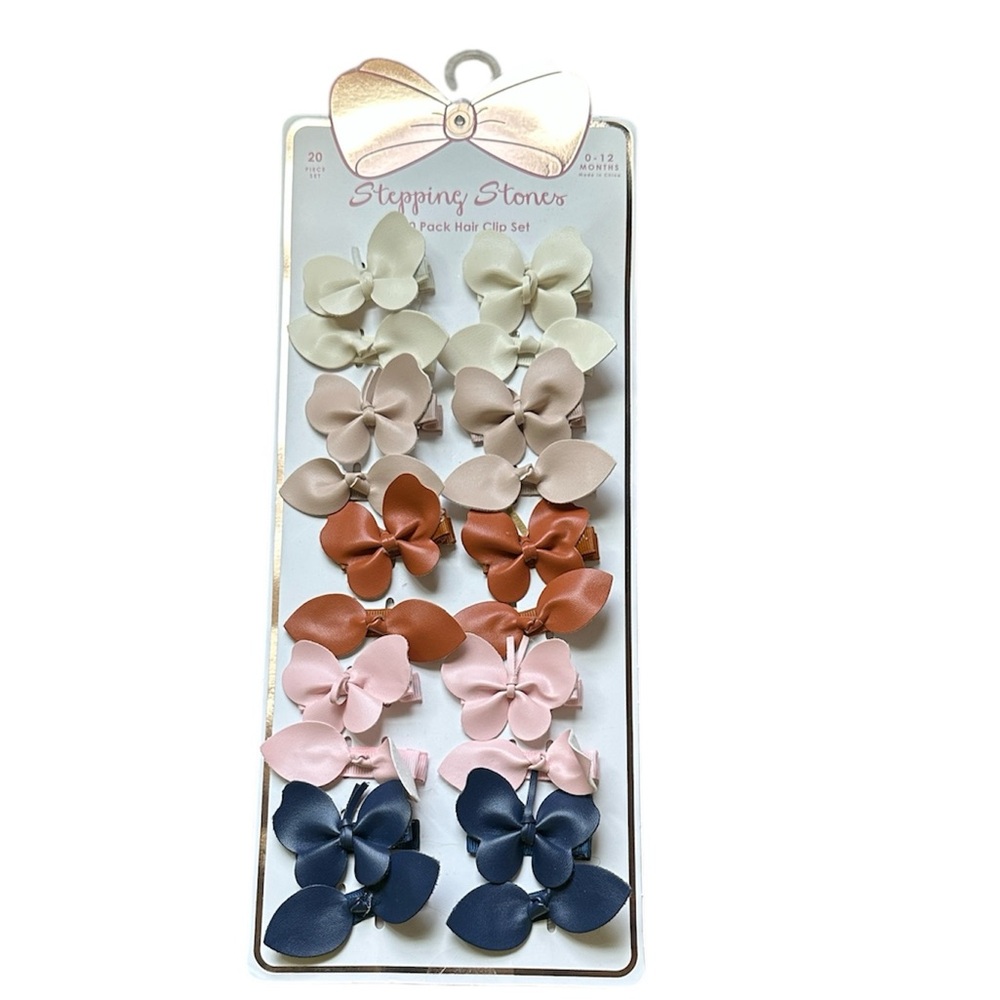 Stepping Stone Floral‎ Hair Clip Set - Multicolor